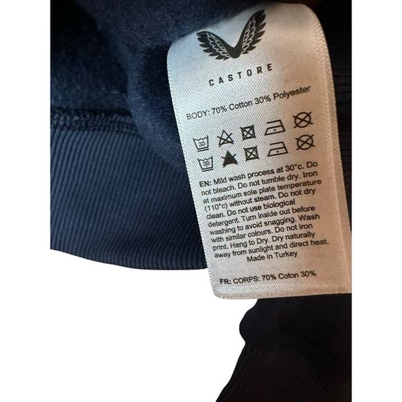 Oracle Red Bull Racing Hoodie Mens SMALL Blue Red Full Zip Sweatshirt - Picture 8 of 10